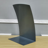 8.5X11 Sign Holder Picture Frame for Tabletop Magnetic Lens, Curved - Silver 19124