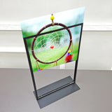 11X17" Sign Holder Picture Frame Desktop Black Metal Portrait Literature Holder 19163-11*17