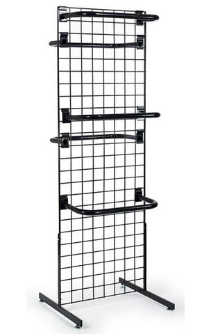 Metal Gridwall Towers, Set of (2), Includes (10) C Rails   Black 19356