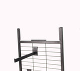 Double Sided Metal Gridwall Tower & 12 faceout hooks 19364