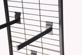 Double Sided Metal Gridwall Tower & 12 faceout hooks 19364