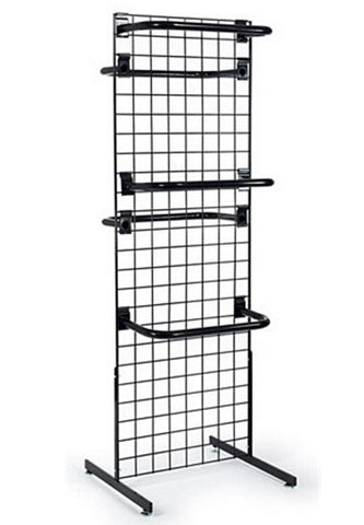 Metal Gridwall Towers, Set of (2)   Black 19365
