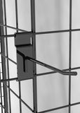 Wire Gridwall Fixture Display 12 Baskets 50 6 Peg Hooks Gondola Commerical