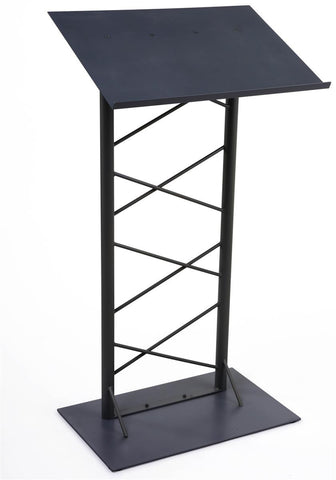 25 Single Truss Podium for Floor, Steel   Black 19628