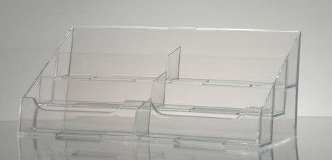 Clear 6-Pocket Business Card Holder 20012