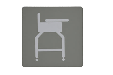 High Chair Location Sign Restaurant High Chair Organization Area Sign