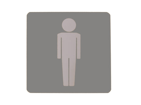 Male Toilet Sign Boy's Bathroom Sign Gentlemen's Restroom Public Lavatory Sign