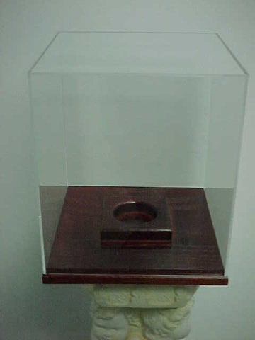 Acrylic Basketball Display case with Cheery Base 100029