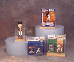 Acrylic Starting lineup Display Case with oak base 100054
