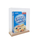 10.8x4x12.9 Acrylic Family Size Cereal Box Display Trophy Figurine Glorifier