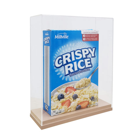10.8x4x12.9 Acrylic Family Size Cereal Box Display Trophy Figurine Glorifier