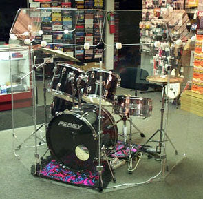 DS4D Five   2ft. x 5 ft. Panels w/ Deflectors Drum shields 100065