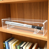 20X4X4“Drum Stick Mini Baseball Bat Display Dagger Knife Baton Wand Showcase Clear Acrylic Plexiglass Transparent Case Five Sided with Magnetic Lid 100088-ACRYLIC