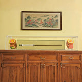 20X4X4“Drum Stick Mini Baseball Bat Display Dagger Knife Baton Wand Showcase Clear Acrylic Plexiglass Transparent Case Five Sided with Magnetic Lid 100088-ACRYLIC