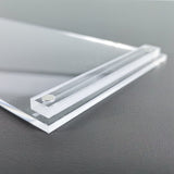 20X4X4“Drum Stick Mini Baseball Bat Display Dagger Knife Baton Wand Showcase Clear Acrylic Plexiglass Transparent Case Five Sided with Magnetic Lid 100088-ACRYLIC