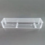 20X4X4“Drum Stick Mini Baseball Bat Display Dagger Knife Baton Wand Showcase Clear Acrylic Plexiglass Transparent Case Five Sided with Magnetic Lid 100088-ACRYLIC