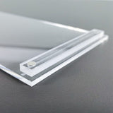 20X4X4“Drum Stick Mini Baseball Bat Display Dagger Knife Baton Wand Showcase Clear Acrylic Plexiglass Transparent Case Five Sided with Magnetic Lid 100088-ACRYLIC