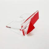 20X4X4“Drum Stick Mini Baseball Bat Display Dagger Knife Baton Wand Showcase Clear Acrylic Plexiglass Transparent Case Five Sided with Magnetic Lid 100088-ACRYLIC