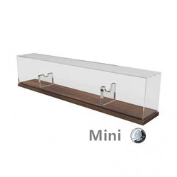 FixtureDisplays? Acrylic Single Mini Baseball Bat display case Horizontal 20.9x 4.5 x 3.3 100088