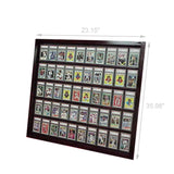 Graded card Baseball card displays case will hold 50 graded baseball cards100097