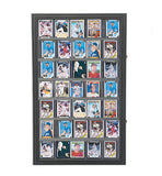Baseball Card Display Sports Wall Mount Cabinet Tradecard Merchandiser Showcase