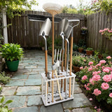 Long Handle Tool Organizer Garage Garden Tool Storage Rack
