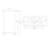 Long Handle Tool Organizer Garage Garden Tool Storage Rack