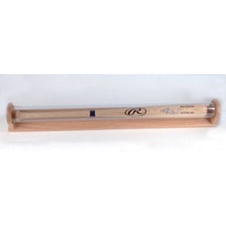 Oak Single Baseball Bat display case 100198