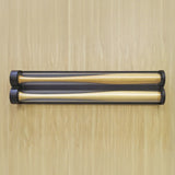 40.7X9.36X5.27" Black Double Baseball Bat Display Case with Clear Acrylic Tubes Make to Order 90 Day Leadtime 100199