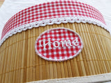 Bamboo Laundry Hamper Bamboo Clothes Bin Round Storage Basket Closet Organizer 13 in diameter, 6.3 height.