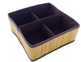Bamboo Laundry Hamper Bamboo Clothes Bin Natural Storage Basket Organizer Set