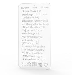 Wisdom Tablet Smarter Phone Cellphone Addiction Treatment Tablet Bible Verses
