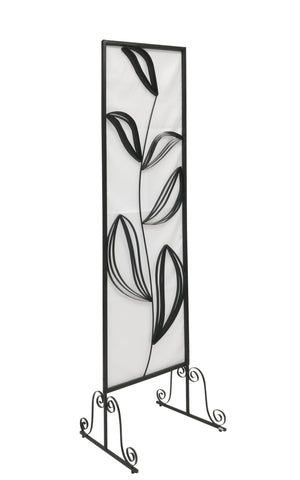Room Divider Partition Screen Flower White Backdrop Wall Art Decor Frame Privacy