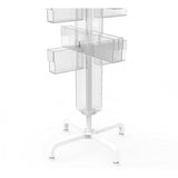 Greeting Card Rack Clear Plexiglass Spinner Retail Spin Rack DVD CD Book Stand10025