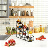 Coffee Syrup Bottle Wire Rack Bottle Glorifier Display Stand Rack Liquor Display 10031