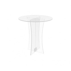 Chair, Clear Ghost Acrylic 1 Thick   shelf legs 10035 3