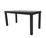 Black Coffee Table End SideTable Living Room Furniture Light Weight Willow Grain 10034