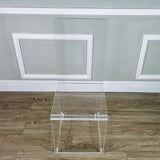 2 Chairs, Clear Acrlic Plexiglass Lucite Ghost Chairs 10035 3