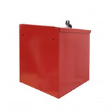 Red Tithing Donation Box Suggestion Fundraising Check Drop 8.4W x 9.5H x 8D