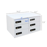 6-Slot Cellphone Locker iPad Mini Charging Station 2-Prong Femail Plug Combination Lock Master Key Code Finder 10041