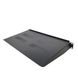 Cantilever Server Shelf Vented Shelves Rack Mount 19" 1U Black 10" (250mm) deep 10042