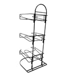 FixureDisplays Counter Hat Display with 3 Pockets for Displaying Upto 24 Hats