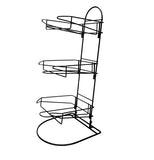 FixureDisplays Counter Hat Display with 3 Pockets for Displaying Upto 24 Hats