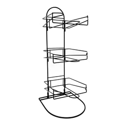 FixureDisplays Counter Hat Display with 3 Pockets for Displaying Upto 24 Hats