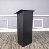 Black Wood Podium Church Pulpit School Lectern Conference Debate Stand23X12X44