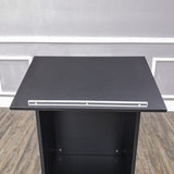 Black Wood Podium Church Pulpit School Lectern Conference Debate Stand23X12X44