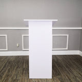 White Manufactured Wood Podium Church Pulpit School Lectern Conference Debate
