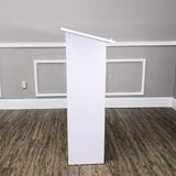 White Manufactured Wood Podium Church Pulpit School Lectern Conference Debate