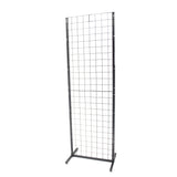 Metal Stand Gridwall Display Sturdy Metel Wire Merchandiser Rack Floor Stand (10054+15809)X5PK