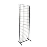 Metal Stand Gridwall Display Sturdy Metel Wire Merchandiser Rack Floor Stand (10054+15809)X6PK